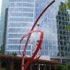 Ascent sculpture | Public Sculptures by Miguel Edwards | Bellevue City Hall in Bellevue. Item composed of steel & glass