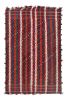 Vintage Persian Kilim with Stripes and Vibrant Textural | Area Rug in Rugs by Rug and Kilim