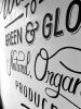 Sign painting | Signage by Laurène Boglio | Green and Glory in London. Item made of canvas & synthetic