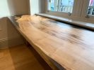 Glacier Desk | Tables by Fine Line Woodworks. Item composed of wood and synthetic