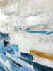 Adrift | Collage in Paintings by Adam Collier Noel. Item made of canvas compatible with contemporary and coastal style