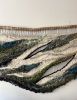 Woven Wall Tapestry "Sea Cliffs" | Wall Sculpture in Wall Hangings by Tissage Sauvage. Item made of wood & cotton compatible with boho and coastal style