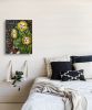 SUNFLOWER GIRLS, 14"x18", original oil painting | Oil And Acrylic Painting in Paintings by Lucy Morningstar. Item composed of synthetic