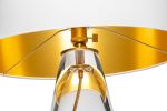SERAFINA Lamp · Clear+White+Gold | Lamps by LUMi Collection | Seattle, WA in Seattle