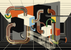 Ruin, Renew, Repeat | Prints by Paul Manwaring Fine Art Prints. Item made of paper works with minimalism & mid century modern style