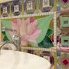Lotus Backsplash | Mosaic in Art & Wall Decor by JK Mosaic, LLC. Item composed of ceramic