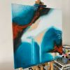 Metamorphosis 4 | Oil And Acrylic Painting in Paintings by Aarti Bartake. Item made of canvas with synthetic