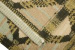 Rug & Kilim’s Scandinavian Square Rug in Blue and Beige | Area Rug in Rugs by Rug and Kilim