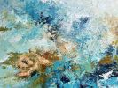 Garden Party - Abstract Floral Painting on Canvas | Oil And Acrylic Painting in Paintings by Filomena Booth Fine Art. Item made of canvas works with contemporary & modern style