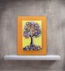 "Sunny and Warm" - 9x12x2" - Tree of Love Series | Mixed Media by Cami Levin. Item made of synthetic