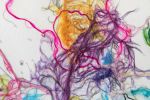 “Magnet of Hope” Fiber Painting | Mixed Media by Emma Balder. Item composed of paper and fiber