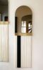"Svara" Arch Mirror Brass Fringe Modern | Wall Hangings by Candice Luter Art & Interiors