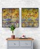 Spores #6 - Diptych | Mixed Media by Joanie Gagnon San Chirico Studio. Item made of canvas