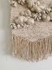 Statement Woven Wall Hanging "In Loving Memory" | Wall Sculpture in Wall Hangings by Rebecca Whitaker Art. Item made of wood with cotton works with boho & japandi style