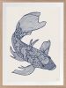 Lucky Fish - Koi & Kei - Ocean - Framed Art | Prints by Patricia Braune. Item made of paper