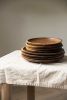 Hand Carved Walnut Wood Plate | Dinnerware by Creating Comfort Lab. Item composed of walnut