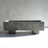 Giant Centerpiece Trough in Stone Grey Concrete | Decorative Tray in Decorative Objects by Carolyn Powers Designs. Item composed of concrete compatible with contemporary and country & farmhouse style
