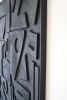 Abstract Wall Hanging, Modern Wood Art, Textured Art, | Wall Sculpture in Wall Hangings by Blank Space Studios. Item made of oak wood & stone compatible with boho and eclectic & maximalism style