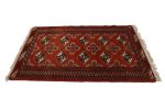 Red Tribal 3X5 Turkoman Persian Rug | Area Rug in Rugs by Magic Rugs. Item made of wool works with boho & country & farmhouse style