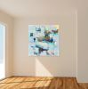 The Poetry of Light | Oil And Acrylic Painting in Paintings by Cynthia Ligeros. Item composed of canvas in mid century modern or contemporary style
