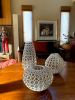 Elongated Teardrop Lace Vessel | Vases & Vessels by Lynne Meade