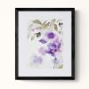 Orchid No. 19 : Original Watercolor Painting | Paintings by Elizabeth Beckerlily bouquet. Item made of paper compatible with boho and minimalism style