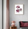 Hellebore No. 37 : Original Ink Painting | Paintings by Elizabeth Becker. Item composed of paper in boho or minimalism style