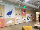 Atlassian Big Wins | Murals by Lindsey Millikan | Atlassian in Austin. Item composed of birch wood in minimalism or contemporary style