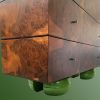 GREEN FEET chest of drawers | Cabinet in Storage by Ivar London | Custom. Item composed of oak wood and marble in contemporary or eclectic & maximalism style