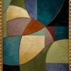 Contemporary Abstract "Jewel" Oil Painting in Vintage Frame | Oil And Acrylic Painting in Paintings by Suzanne Nicoll Studio. Item made of wood works with boho & minimalism style