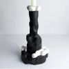 Cumulus Candle Holder — Yakisugi Wood & Marble | Decorative Objects by Gabor Gobi. Item composed of wood and marble