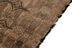 Vintage Baluch Persian rug in Beige-Brown & Black Tribal | Area Rug in Rugs by Rug and Kilim