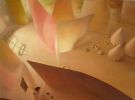 "Room 5" | Oil And Acrylic Painting in Paintings by Gladys Poorte. Item made of wood with synthetic