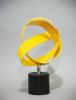 Yellow Knot | Sculptures by Joe Gitterman Sculpture. Item composed of steel