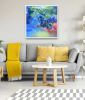 SOLD Sea of glass 3 | Oil And Acrylic Painting in Paintings by Art by Geesien Postema. Item composed of canvas in mid century modern or contemporary style