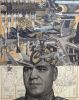 The General | Mixed Media by Glen Gauthier. Item made of wood with paper