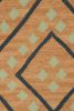 Rug & Kilim’s Tribal style Kilim in Gold with Black & Green | Area Rug in Rugs by Rug and Kilim. Item composed of wool