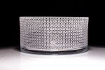 Nesting Basket Weave Bowls | Dinnerware by Carrie Gustafson. Item composed of glass