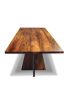 Argentine Rosewood Twin Pedestal Luca Table by Costantini | Dining Table in Tables by Costantini Designñ. Item made of wood
