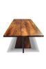 Argentine Rosewood Twin Pedestal Luca Table by Costantini | Dining Table in Tables by Costantini Design. Item made of wood