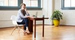 Waterfall Writing Desk | Tables by Alicia Dietz Studios. Item made of walnut