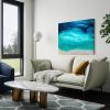 Private Collection:  Romancing the Sea Original Resin | Oil And Acrylic Painting in Paintings by MELISSA RENEE fieryfordeepblue  Art & Design. Item made of wood with synthetic works with contemporary & coastal style