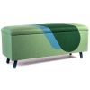 Tamara fully upholstered storage ottoman | Benches & Ottomans by Sadie Dorchester. Item made of fabric