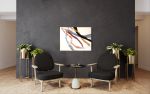 Chicago Gold Coast Abstract | Oil And Acrylic Painting in Paintings by Jan Sullivan Fowler. Item composed of paper & synthetic