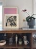 Study 1 for Eucalyptus, Presidio | Mixed Media by Kindred Matter. Item made of linen & fiber compatible with minimalism and contemporary style