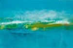 Imagine Blue | Oil And Acrylic Painting in Paintings by Rae Broyles Abstract Mixed Media. Item composed of canvas and synthetic