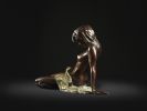SETED NUDE | Sculptures by Eleanor Cardozo. Item composed of bronze