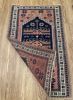 Vintage Turkish Rug Doormat | 1.11 x 3.1 | Small Rug in Rugs by Vintage Loomz. Item composed of wool compatible with boho and country & farmhouse style