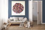 Kaleidoscope Wall Art | Tapestry in Wall Hangings by Lisa Haines. Item made of leather
