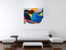 Passage | Oil And Acrylic Painting in Paintings by Kotaro Machiyama. Item made of canvas works with japandi & art deco style